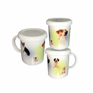 그라데이션 퍼피 머그컵 (블루&옐로우)