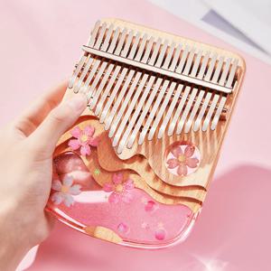 [해외] 마호가니 카림바 어쿠스틱 우드 사쿠라 칼림바