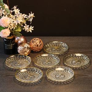 부라노 리얼골드 15cm 크리스탈 접시 6Pcs