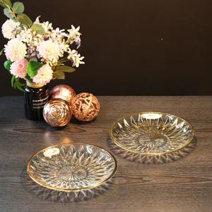 부라노 리얼골드 6인치 크리스탈 접시 2Pcs