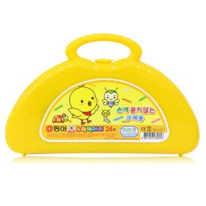 동아 노랑병아리 크레용 24색