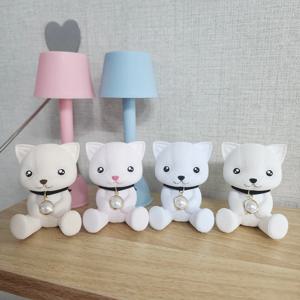 고양이 석고 방향제 2D 인테리어 답례품 선물 (향포함/차량용/탁상용)
