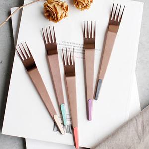 몽블랑 보겐 슈가 로즈골드 브레드 포크 (5color)