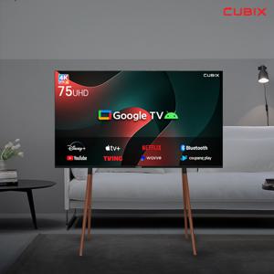 이젤큐빅스 190cm(75인치) 구글 스마트 4K UHD TV 안드로이드 에너지1등급