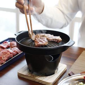 국산 가정용 1인화로 미니화로 불판 고기팬 - 1인화로