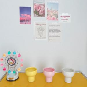 구김 구김도자기 kookim 디저트보울 디저트볼 고블렛잔 작가도자기 4colors