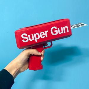 용돈 머니건 슈퍼건 돈총 돈나오는총 (AA건전지 3개 포함)