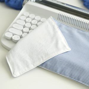 헤리스 스트라이프 패브릭 기계식 텐키리스 키보드 커버 보호 덮개 데스크 (2size)