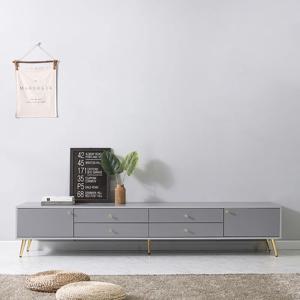 모리스 TV장 선반 티비다이 낮은 거실장 2100