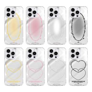 9C9C 시리즈훈 쉐입레터링 미러 범퍼 젤하드 케이스