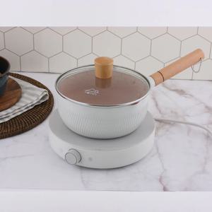 자취생 쏠로 필수! 해머톤 세라믹 IH 인덕션 라면 편수 냄비 18cm