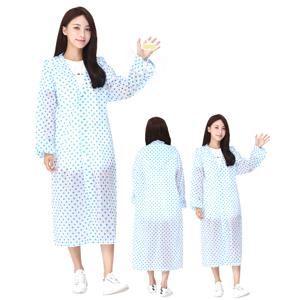 EVA 땡땡이 우비 우의 비옷 여름철 장마 남녀공용 레인코트