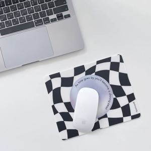 펄온 체커보드 마우스패드 디자인 인테리어 데스크테리어 책상 꾸미기 문구