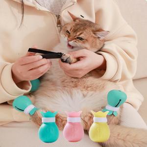 고양이 샤워 목욕 할큄 방지 보호 신발 장갑 부츠