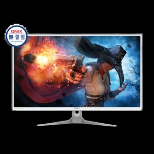80.1cm 240Hz 화이트 게이밍 모니터 QX324GW REAL 240 HDR 무결점