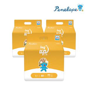 허그업 팬티 기저귀 대형 32매x3팩 (공용)