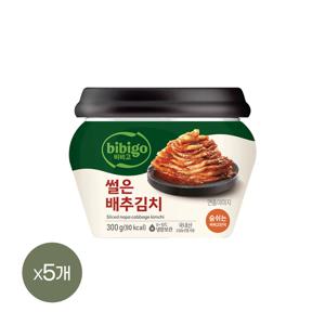비비고 썰은배추김치 300g*5개
