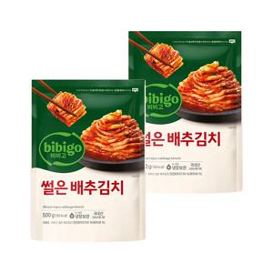 비비고 썰은배추김치 500g*2개