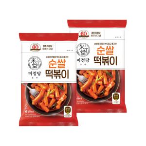 CJ 즐거운동행 미정당 순쌀떡볶이 2인분(401.2g)*2개