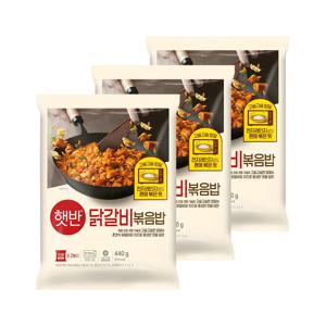 햇반 쿡반 닭갈비볶음밥 440g*3개
