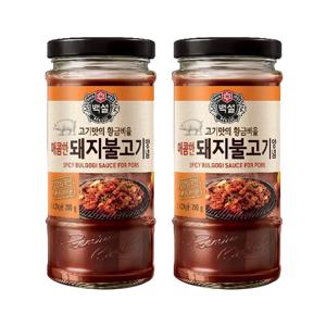 백설 매콤한 돼지불고기양념 290g*2개