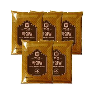 백설 흑설탕 1kg*5개