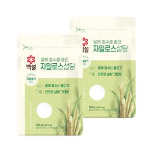 백설 하얀 자일로스 설탕 500g*2개