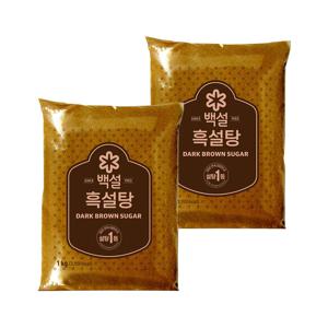 백설 흑설탕 1kg*2개