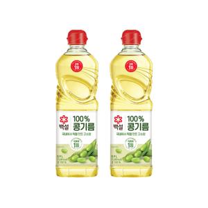 백설 콩기름 900ml*2개