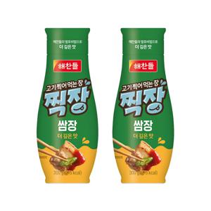 해찬들 고기찍어먹는장 찍장 쌈장 300g*2개