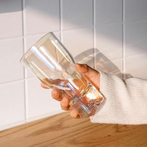 오로라빛 홀로그램 맥주잔 450ml
