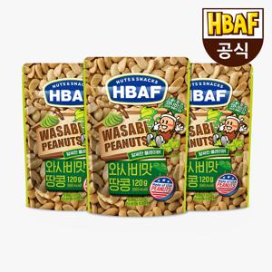 와사비맛 땅콩 120g*3봉