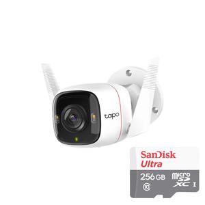 Tapo C320WS+256GB SD카드 실외용 야간 풀칼라 CCTV 홈캠 세트
