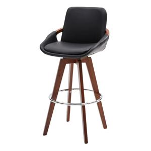 벨크로 원목회전홈바의자 2colors