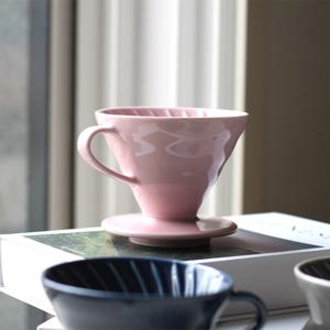 V60 도자기 커피드리퍼 비비드에디션 페일핑크