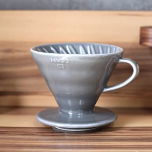 V60 도자기 커피드리퍼 비비드에디션 그레이