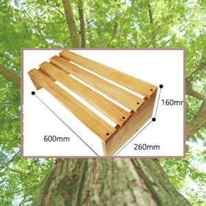 원목 사무실 책상 발 받침대 주문제작 대각 발받침대 600