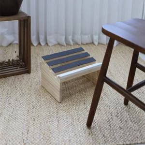 원목 사무실 책상 발 받침대 주문제작 블랙 대각 발받침대400