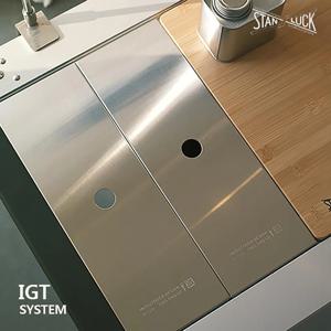 IGT 0.5단스텐박스커버 블랙 스노우피크호환(구멍)