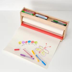 MALA 몰라 화구보관대+롤도화지(30cm)풀세트 미술놀이 그림그리기 완구
