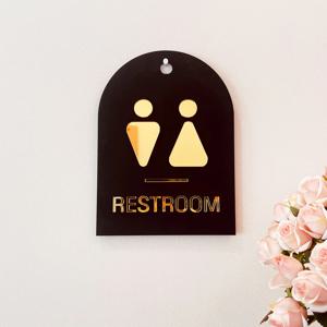 화장실 표지판 표시 안내문 토일렛 표찰