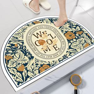 예쁜 매트 규조토 발 세척 화장실발판 미끄럼방지 현관 부엌 욕실발수건 빨아쓰는 신혼부부