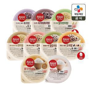 햇반 윤기가득쌀밥 210g*12개+작은공기 130g*12개 외 즉석밥 모음