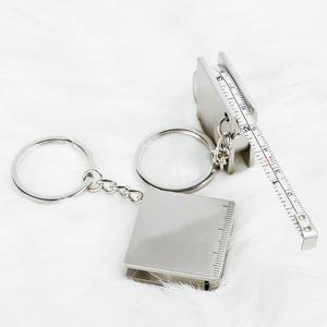 스틸 키링 줄자 열쇠고리 키홀더