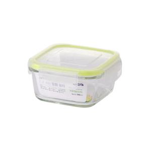 코멕스 알고쓰는 강화유리 밀폐용기 유리 반찬통 (정1호/380ml)