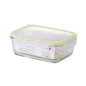 코멕스 알고쓰는 강화유리 밀폐용기 유리 반찬통 (직2호/820ml)
