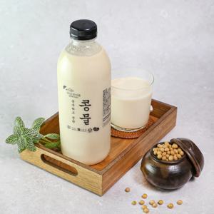 100% 국내산 콩 진한 백태콩물 500ml*2개