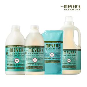 미세스마이어스 (세탁세제 1.8L + 1L + 800ml) + 섬유유연제 1L 바질향
