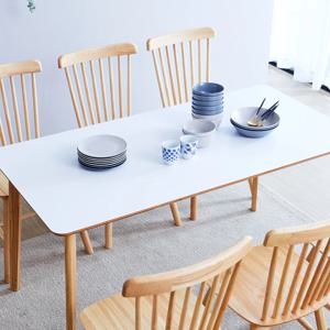 [리퍼]이지클린 HPM 1800 6인 원목 식탁테이블 2colors (의자/벤치추가선택)