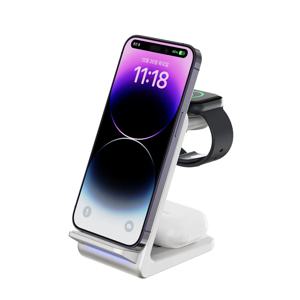 초텍 3in1 무선 충전기 T608-F 아이폰 갤럭시 워치 공용